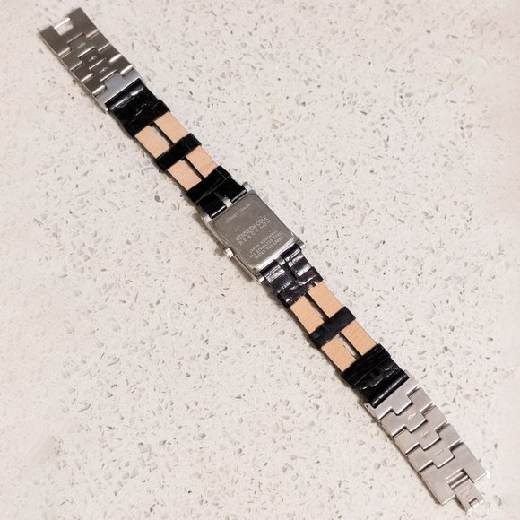 Kenneth Cole Ladies 14mm Black Genuine Leather Watch Band BN-KC2451 - Picture 3 of 6